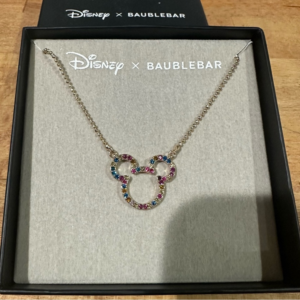 Disney x Baublebar Multicolor  Mickey Mouse Necklace